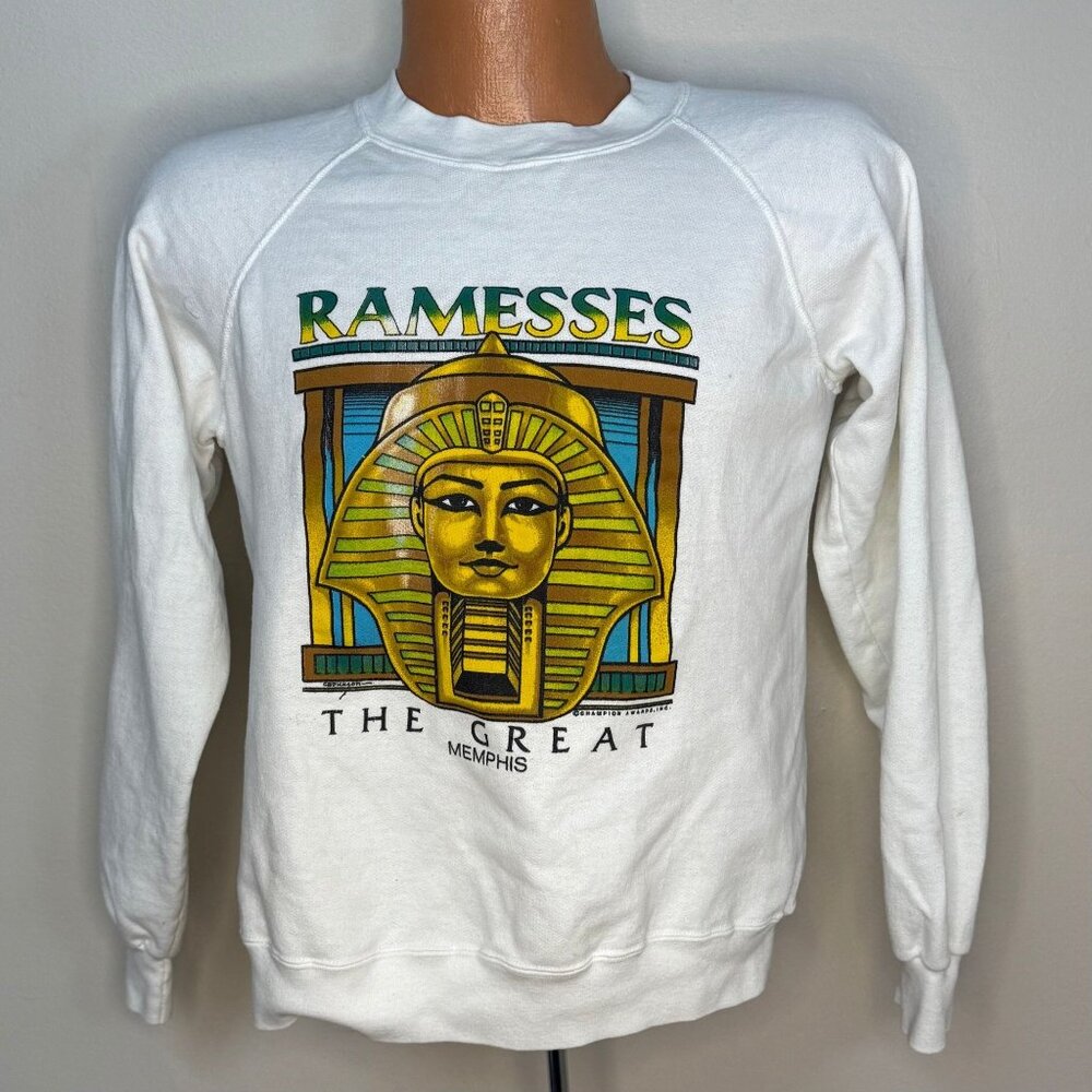 Vintage 1980s Ramesses the Great Memphis Sweatshirt, Tee Jays Size Small
